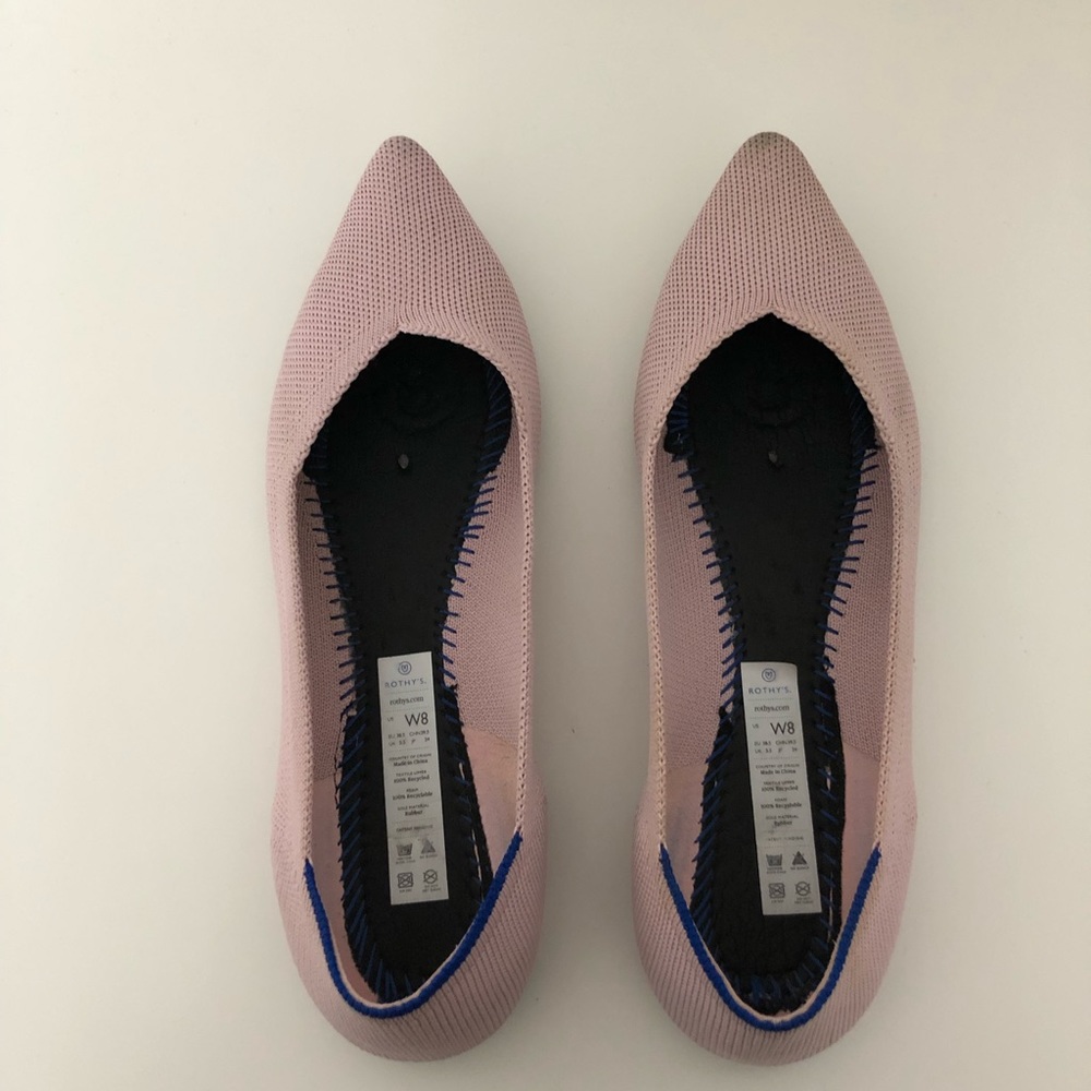 Pale Pink Rothy’s Size 8